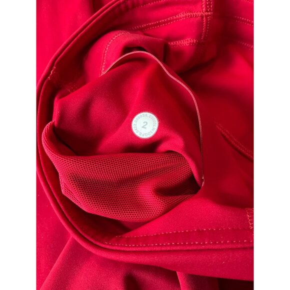 Lululemon Base Pace High-Rise Running Tight 28" size 2 Dark Red - Picture 5 of 5